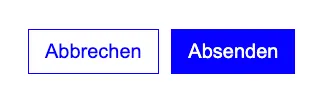 Zwei Buttons: Ein Abbrechen- und ein Absende-Button.