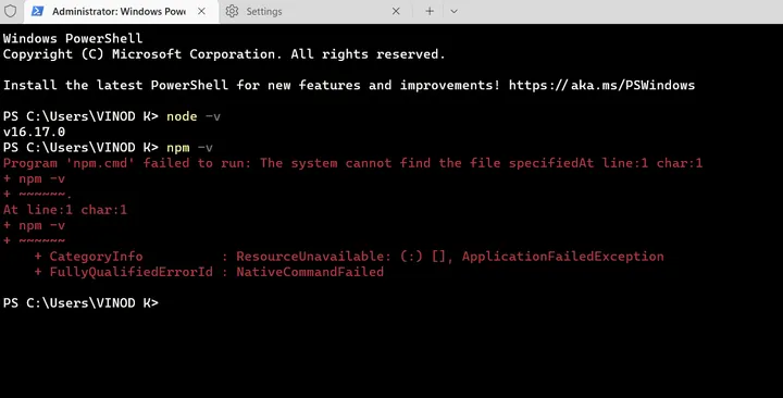 PowerShell-Fehlermeldung beim Ausführen von Skripten